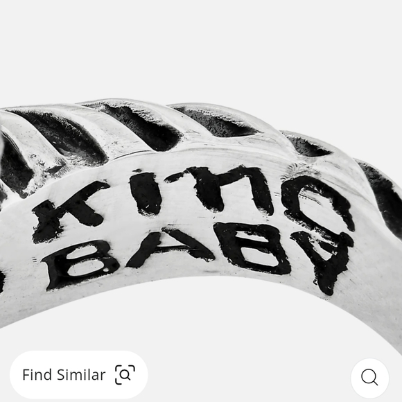 Silver And White Cubic Zirconia Twisted Pattern Ring - Picture 4 of 11